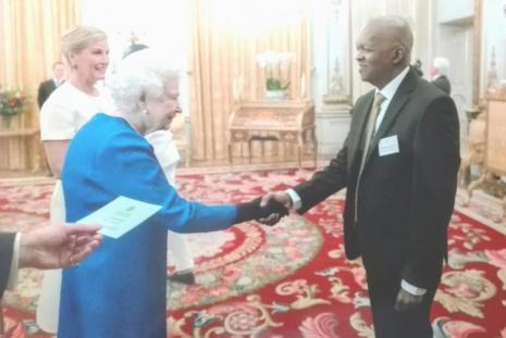 Dr Stephen Gichuhi Meets Her Majesty Queen Elizabeth